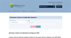 Desktop Screenshot of newsawchains.co.uk