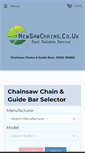 Mobile Screenshot of newsawchains.co.uk